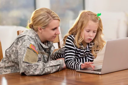 How can families cope with military mom’s overseas deployment?